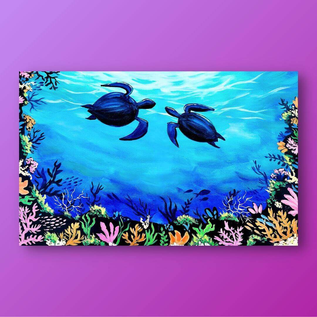 Coral Reef Painting on sale