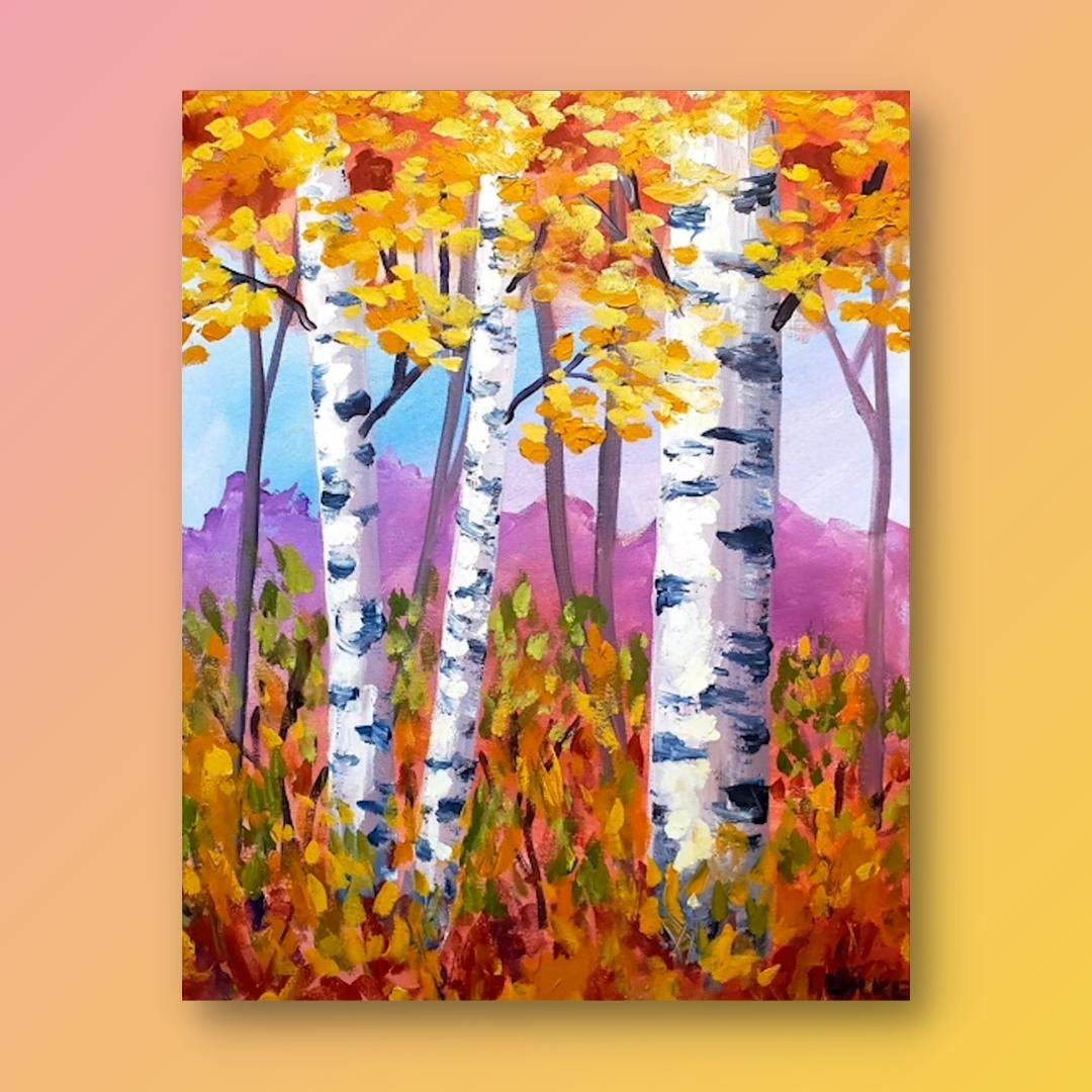 Painting of tree fashion