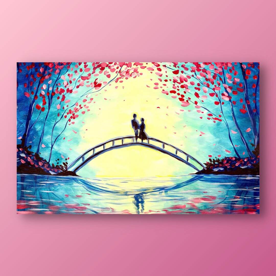 canvas painting ideas for couples
