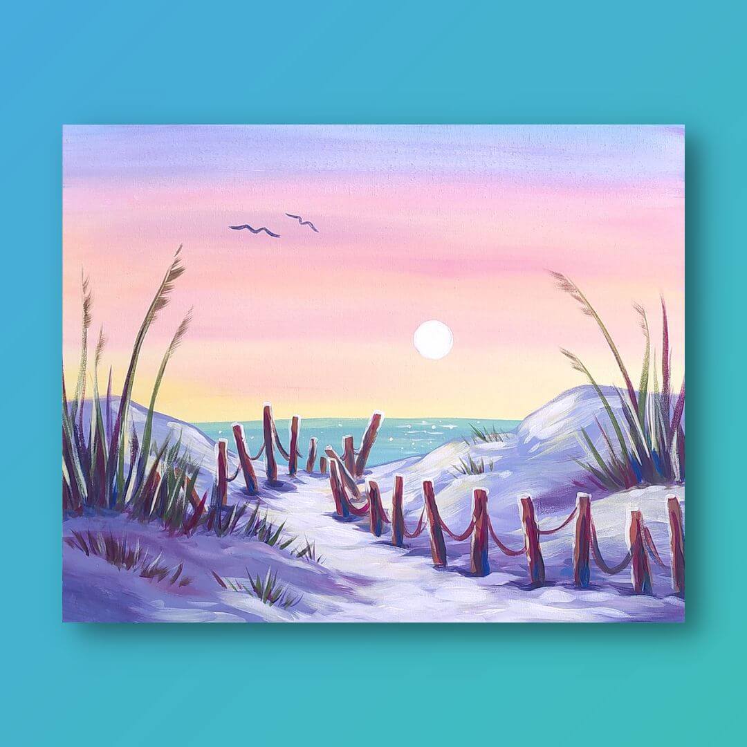 Dunes at Dusk Painting Kit – Painting to Gogh