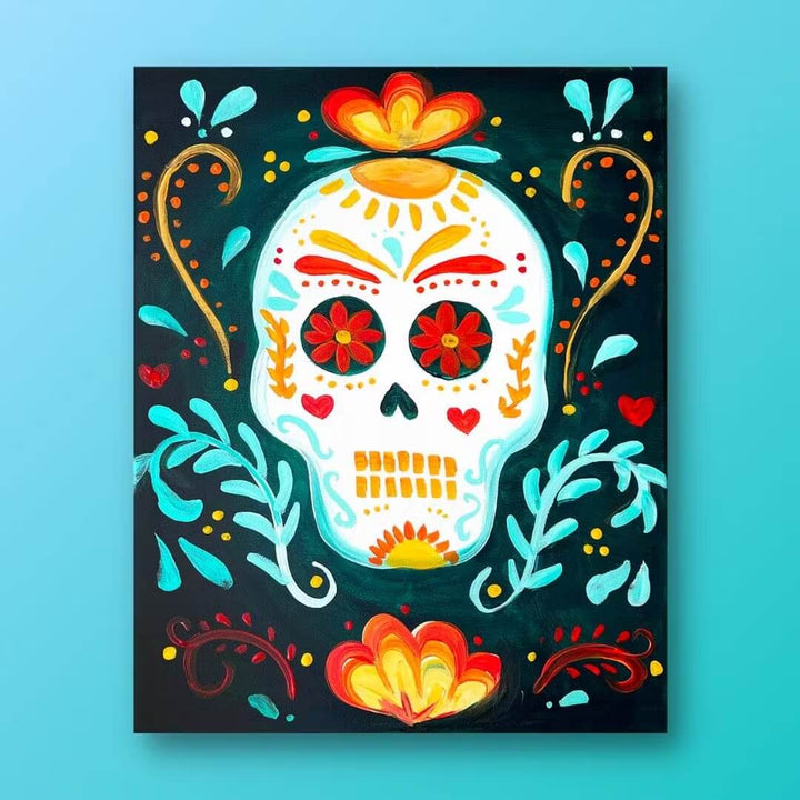 Sugar Skull Painting 2024