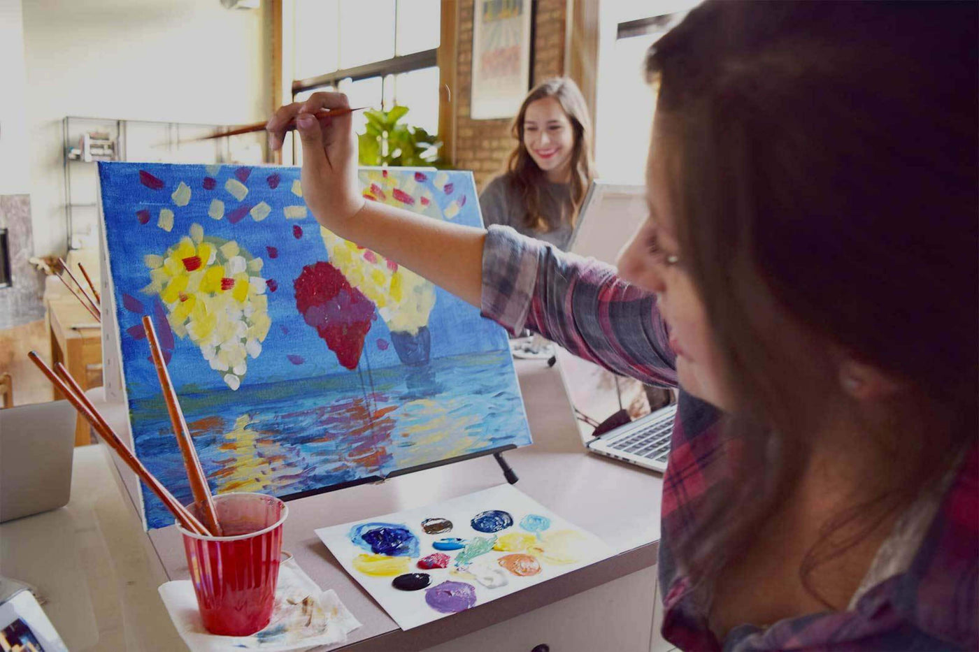 Personalized Kids DIY Canvas - Paint It! - 5 1/2 x 11