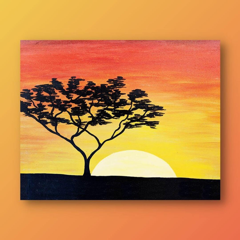 African Sunset Painting Kit