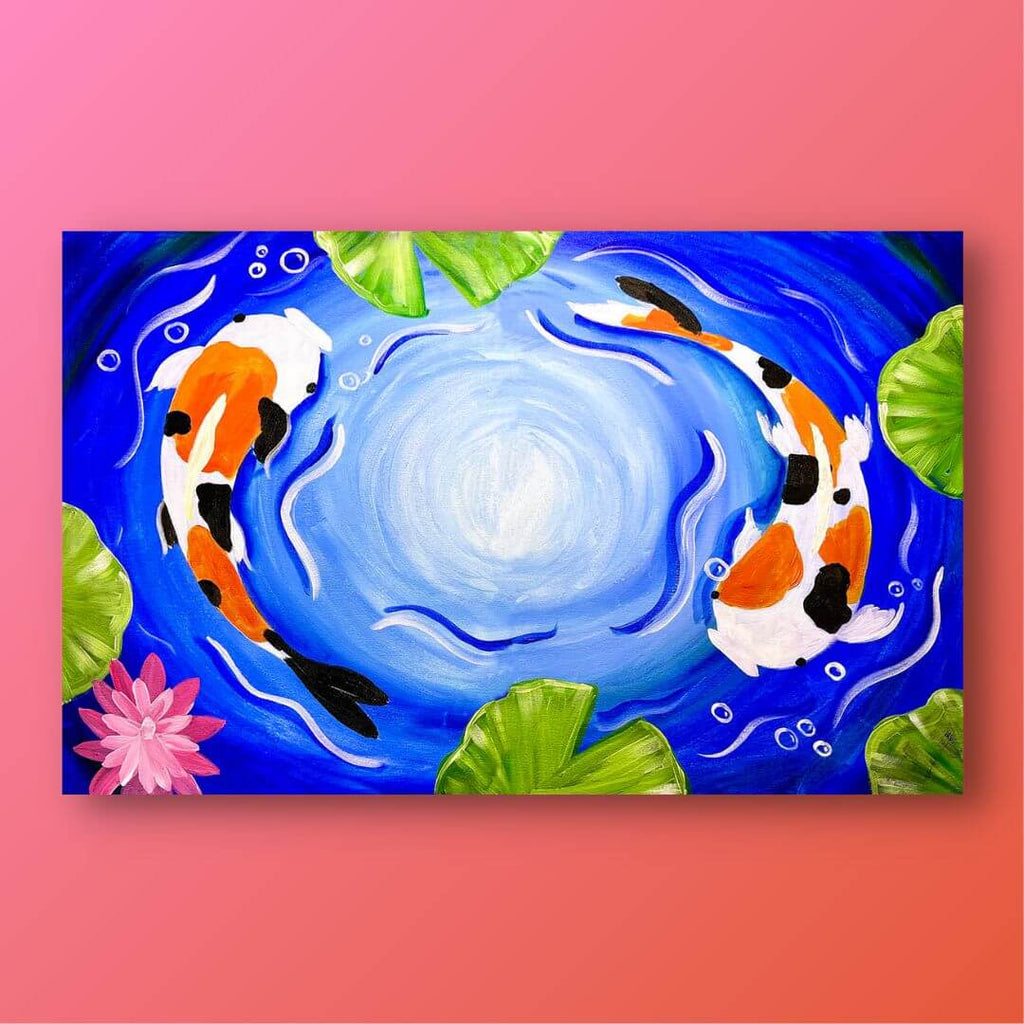 Paint and Sip at Home 'Koi