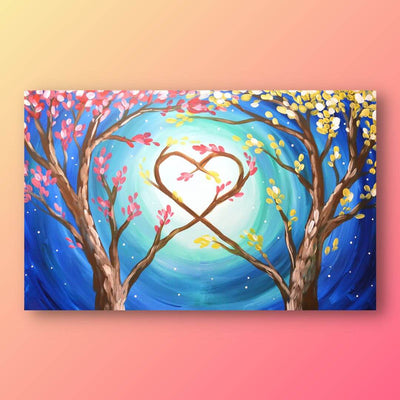 Island Strokes - Need some isolation date night ideas or things to do on  Valentine's Day at home? 💕 Island Strokes has created a special DIY  Couples Paint and Sip Kit with