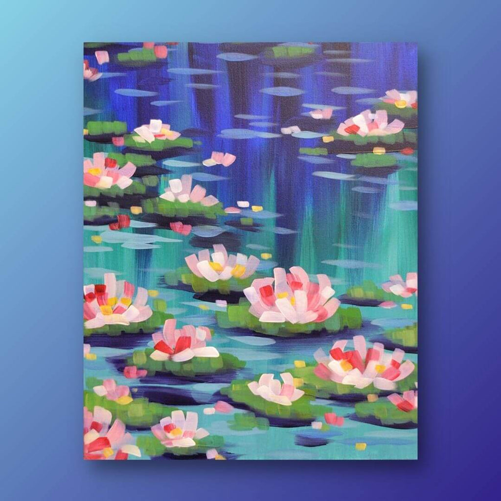 Monet Water Lilies Texture Acrylic Paint Kit – Gaffrey Art Material